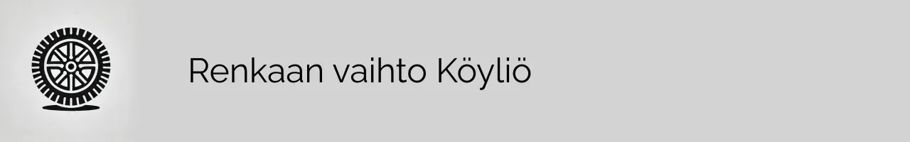 Renkaan vaihto Köyliö